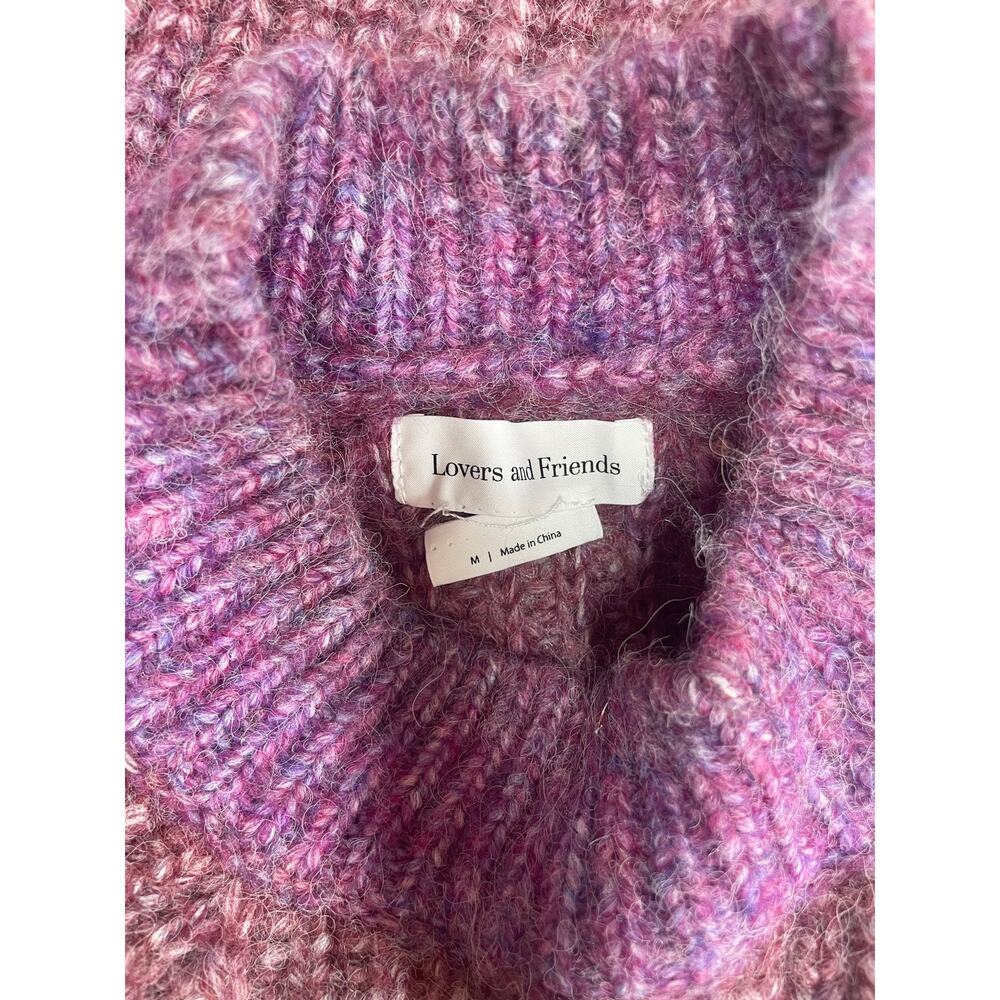 Lovers and Friends Cropped Florissa Ombré Balloon Sleeve Sweater - Picture 3 of 4